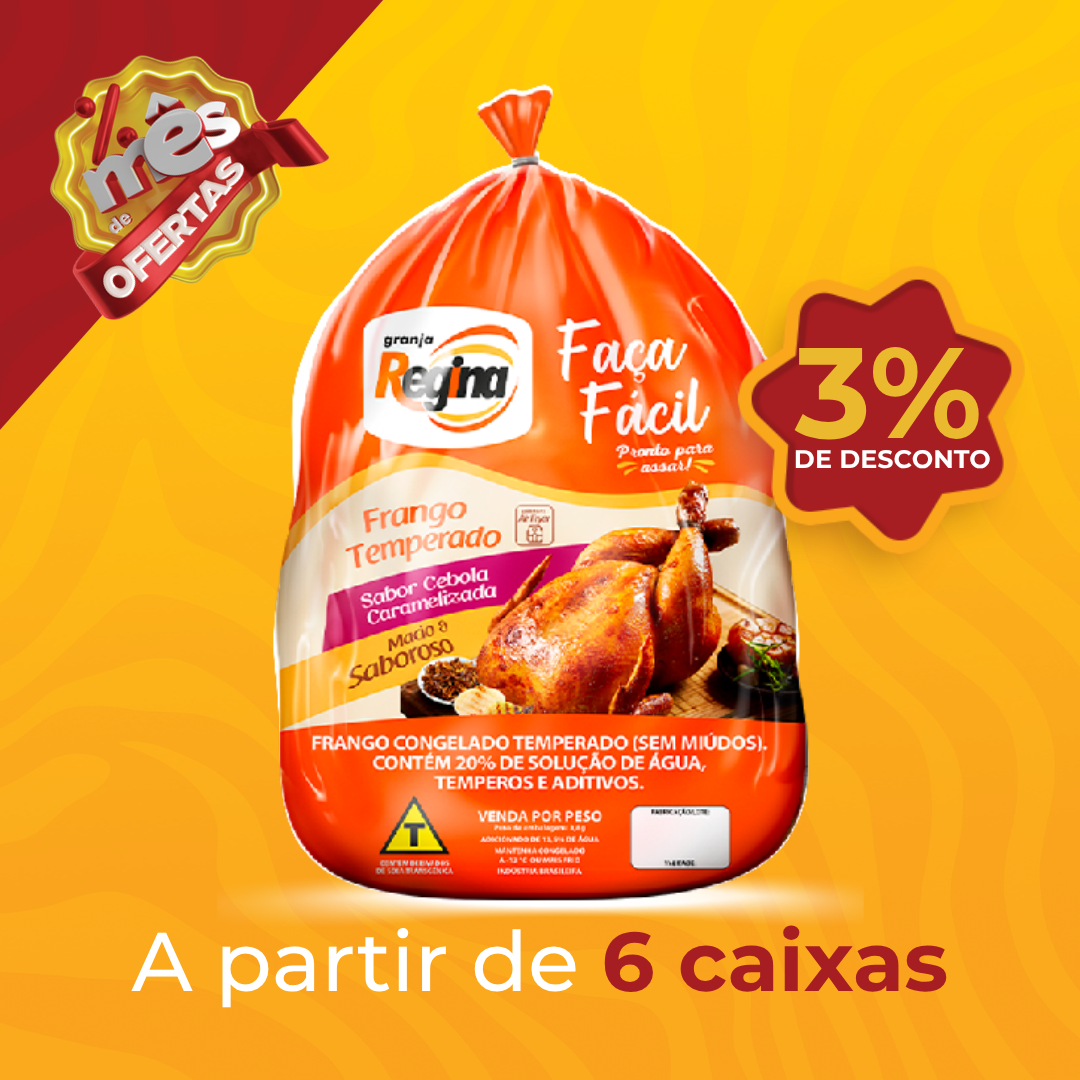 Frango Temperado Cong Cx12kg - Fa&ccedil;a F&aacute;cil